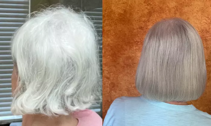 Smooth, Frizz-Free Hair with Brazilian Blowout or Keratin Treatment