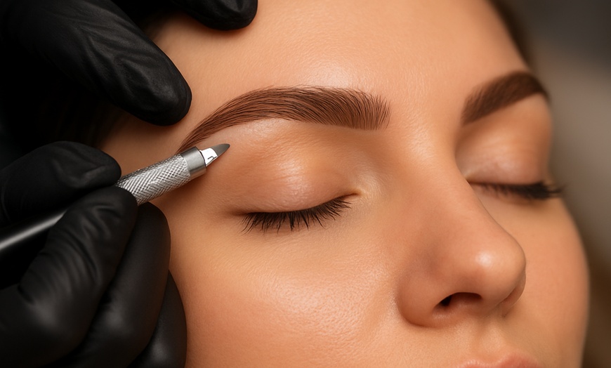 Image 3: 1 Microblading w/ Optional Touch-Up, Ombre Powder Eyebrows and More