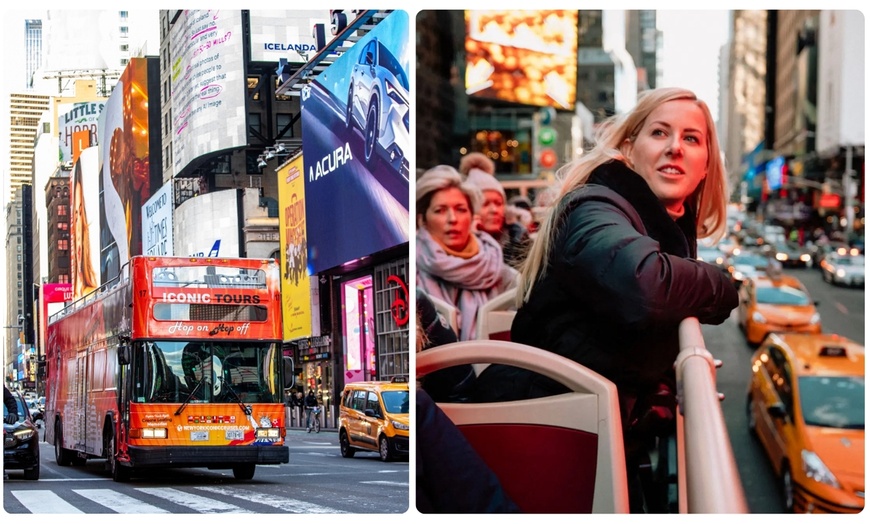 Image 2: 3 Tours-1 Pass: Guided NYC Bus, Liberty Statue Cruise & Walking Tour