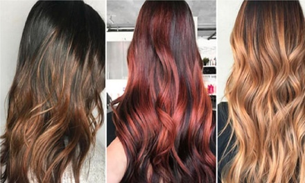 Partial Balayage Service - I AM Natural Academy - Natural Hair College