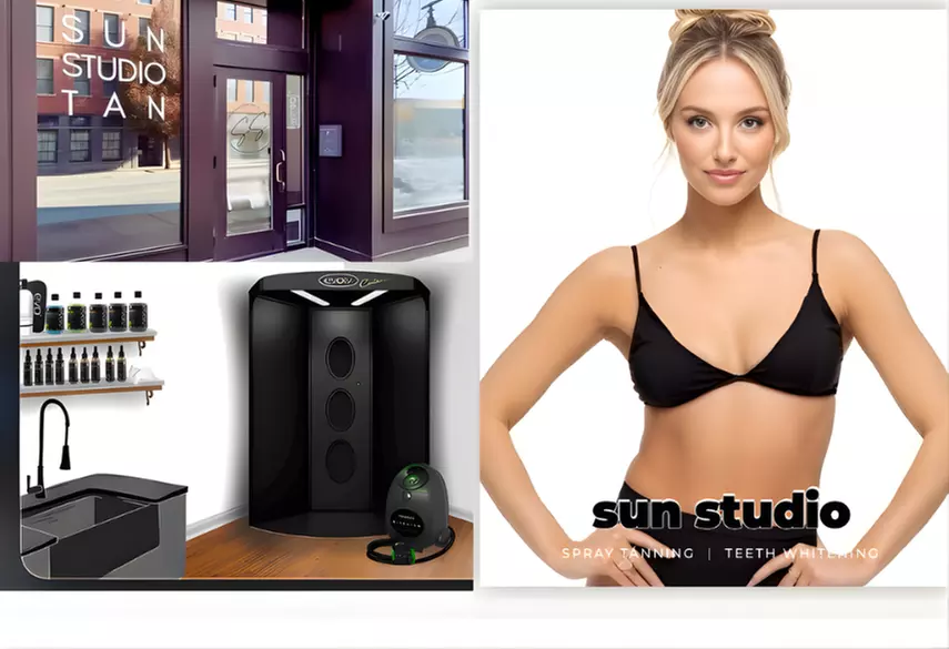 Glow Effortlessly with One or Four Custom Airbrush Tanning Options