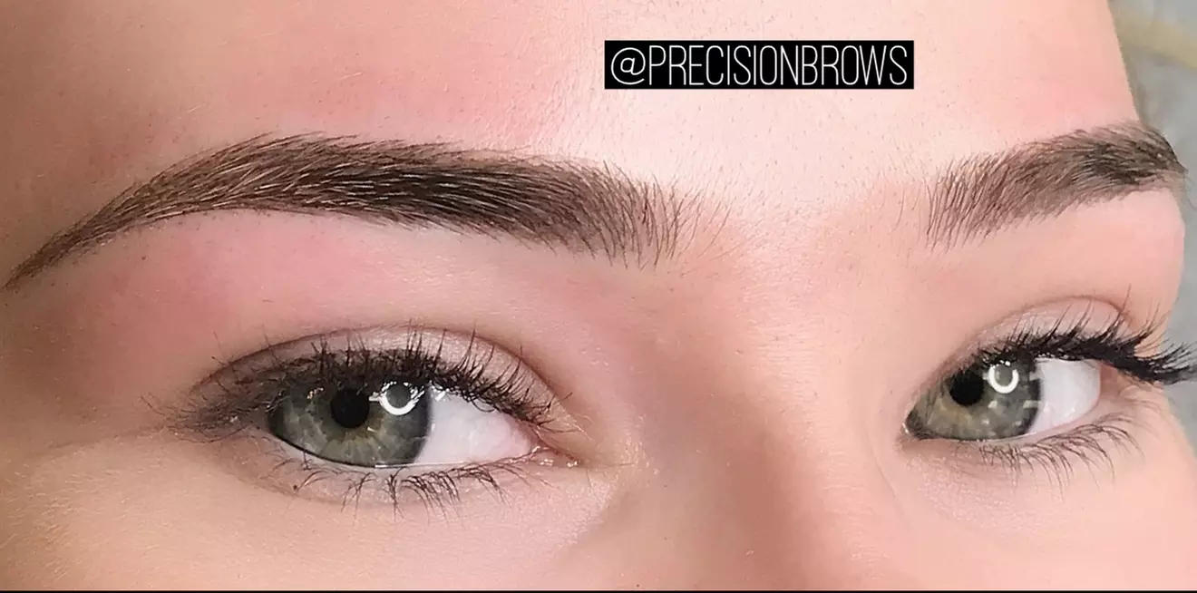 Achieve Flawless Brows at Precision Brows with One Eyebrow Microblading Session w/w/o Touchup (Up to 65% Off) - Primary Image