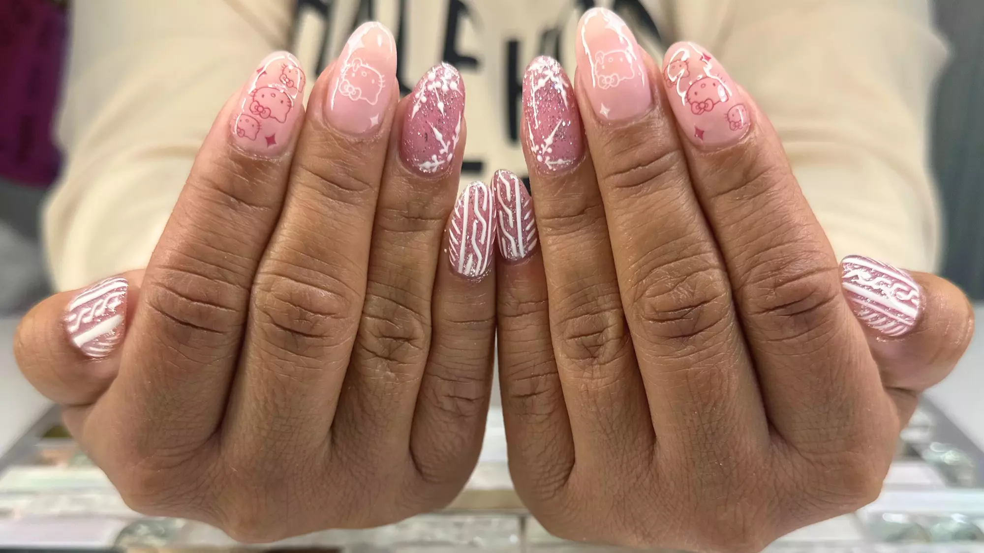 Russian Manicure w/ Gel(Softbuilder/Hard) Polish & Heated Foot Massage