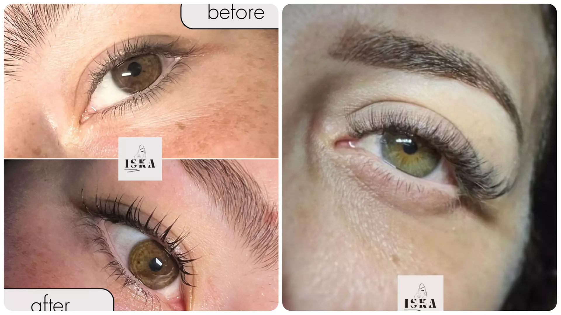 Extensions de cils avec ISKA Lashes and Brows