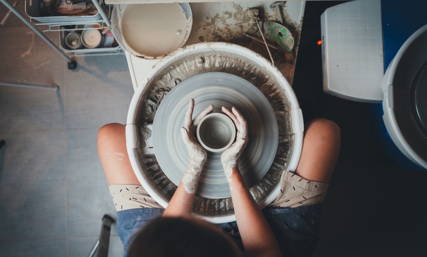 Image 3: Get Creative: 2-Hour 'Wheel Curious' Pottery Class for 1 or 2 People