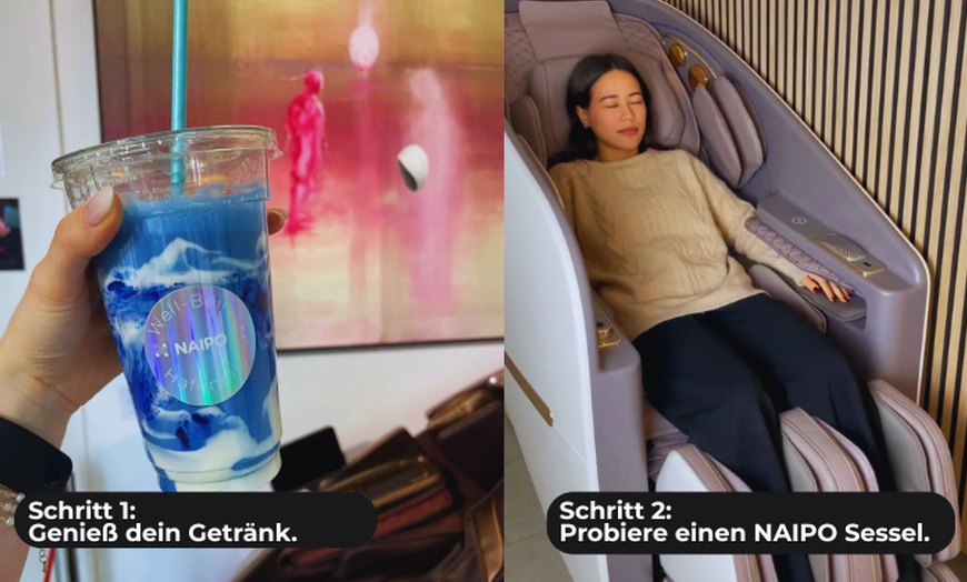 Image 3: Wellness-Smoothie oder Heißgetränk & Entspannen im NAIPO Massagesessel