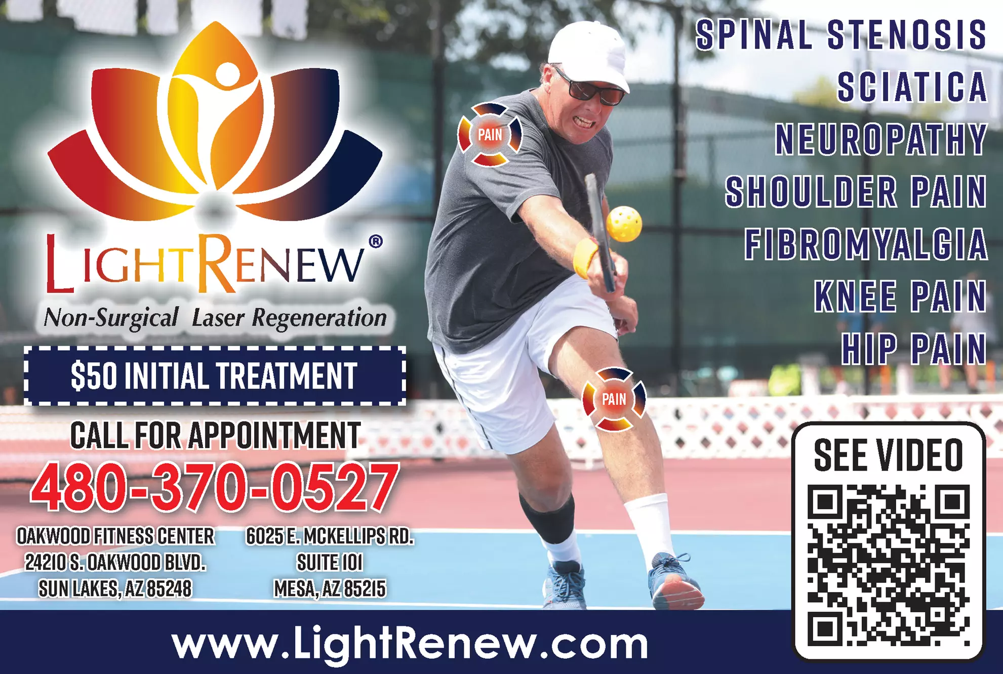 Feel the Relief: One, Two or Three Sessions of Medical Laser Therapy and Exam at LightRenew ( Up to 86% Off ) - Second Medium