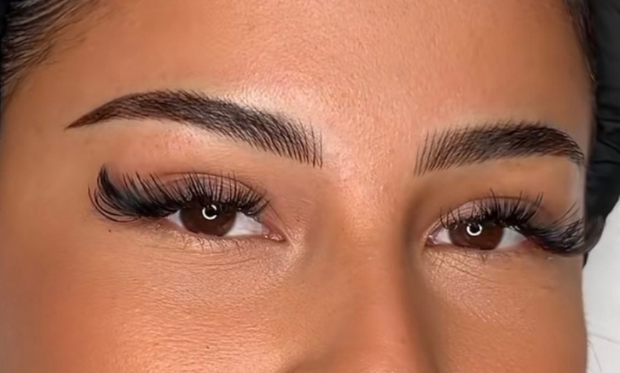 Image 2: Enhance your look with back facials, brow tinting, and microblading