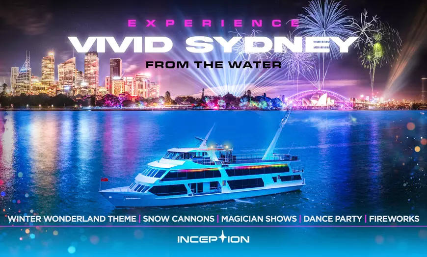 Image 1: 90-Min VIVID Cruise + Drinks, Fireworks and Magician Show on 25 May- 12 June 2025- Up To 65% Off
