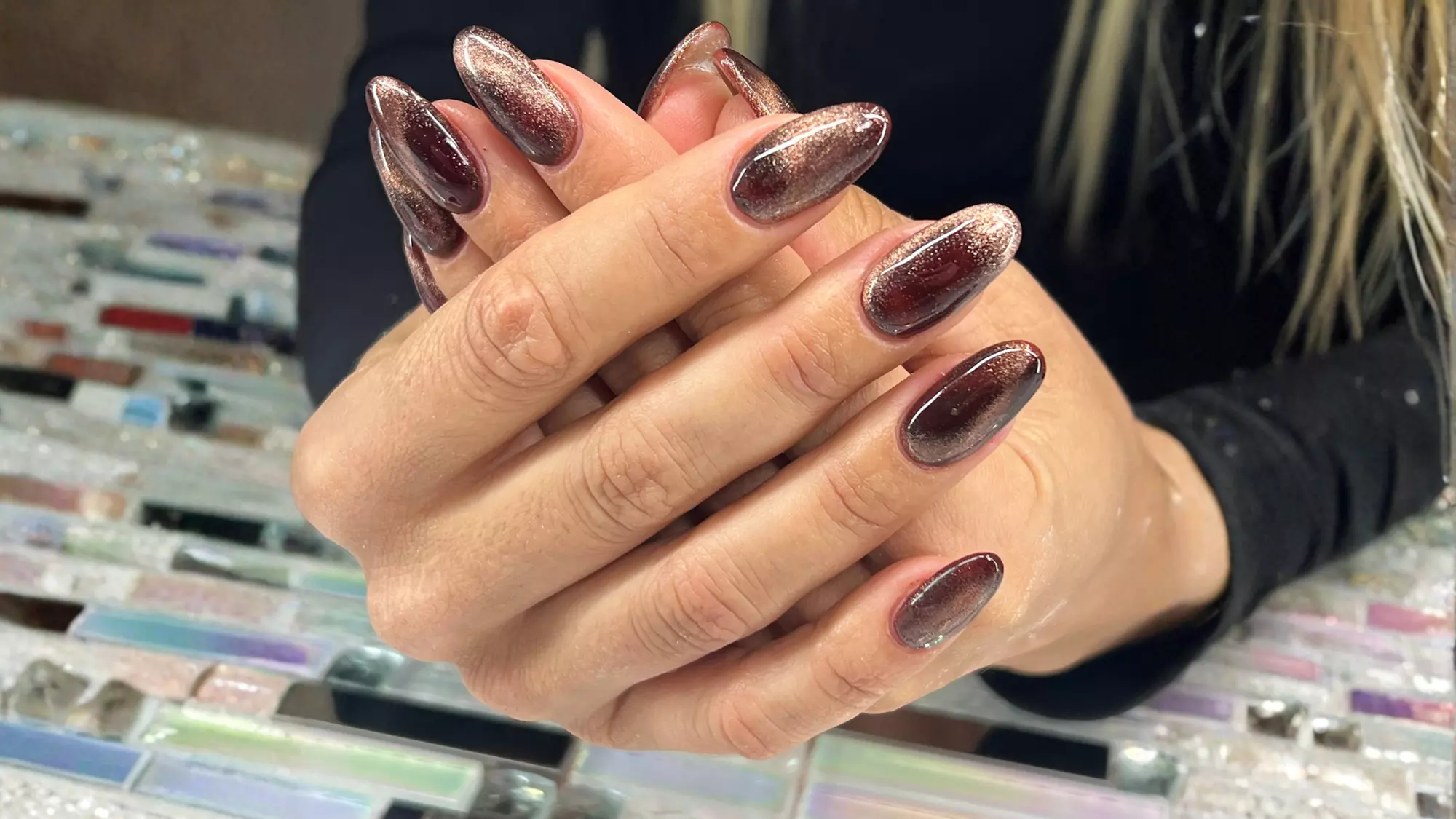 Russian Manicure w/ Gel(Softbuilder/Hard) Polish & Heated Foot Massage