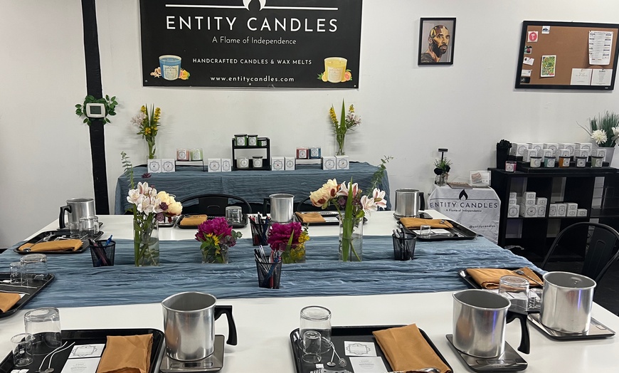 Image 1: Hands-on Candle Making Experience for 4 or 8 People in Seattle