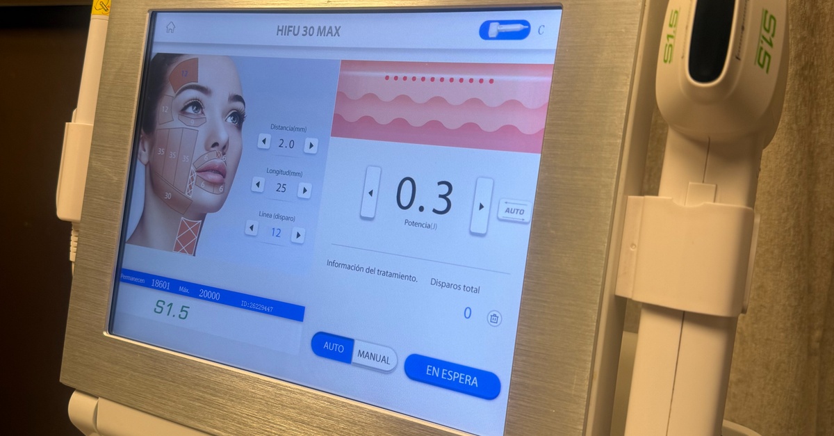 Tratamiento facial HIFU 30D Max y radiofrecuencia en Salamanca, Madrid