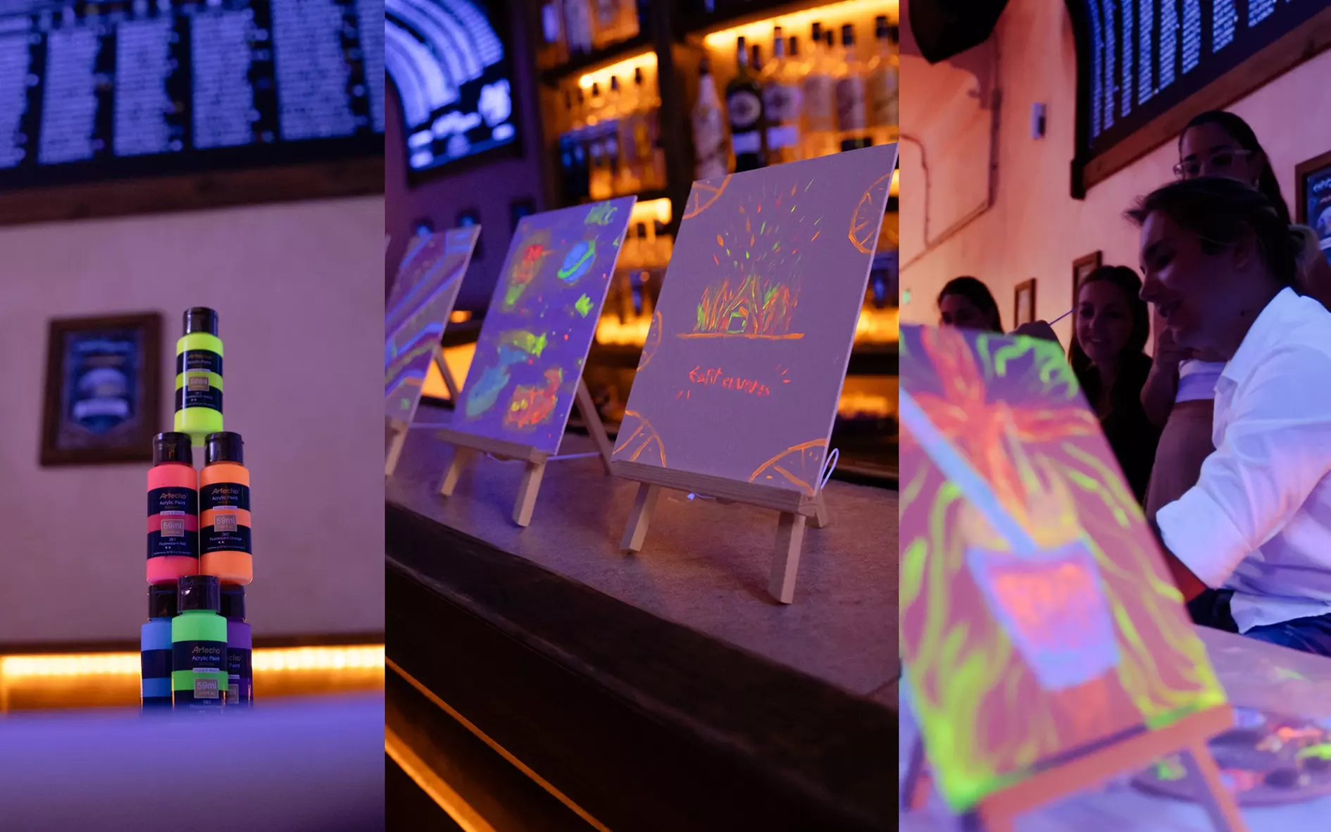 Desata tu creatividad con espit art y cócteles