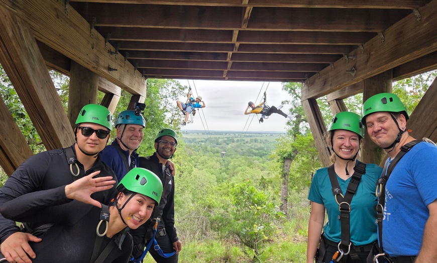 Image 3: Zip Line Adventure for 2: Thrills, Views and Nature near Austin
