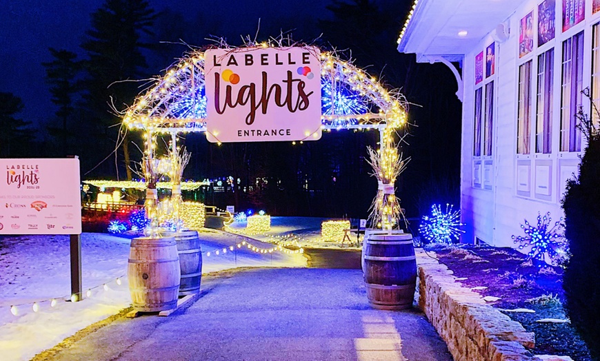 Image 2: Sparkling Holiday Lights at Labelle Winery in Derry, NH
