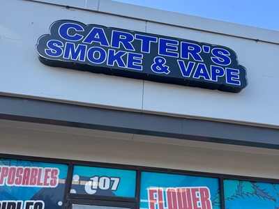 $30 in store credit - Carters Smoke Vape & Dispensary