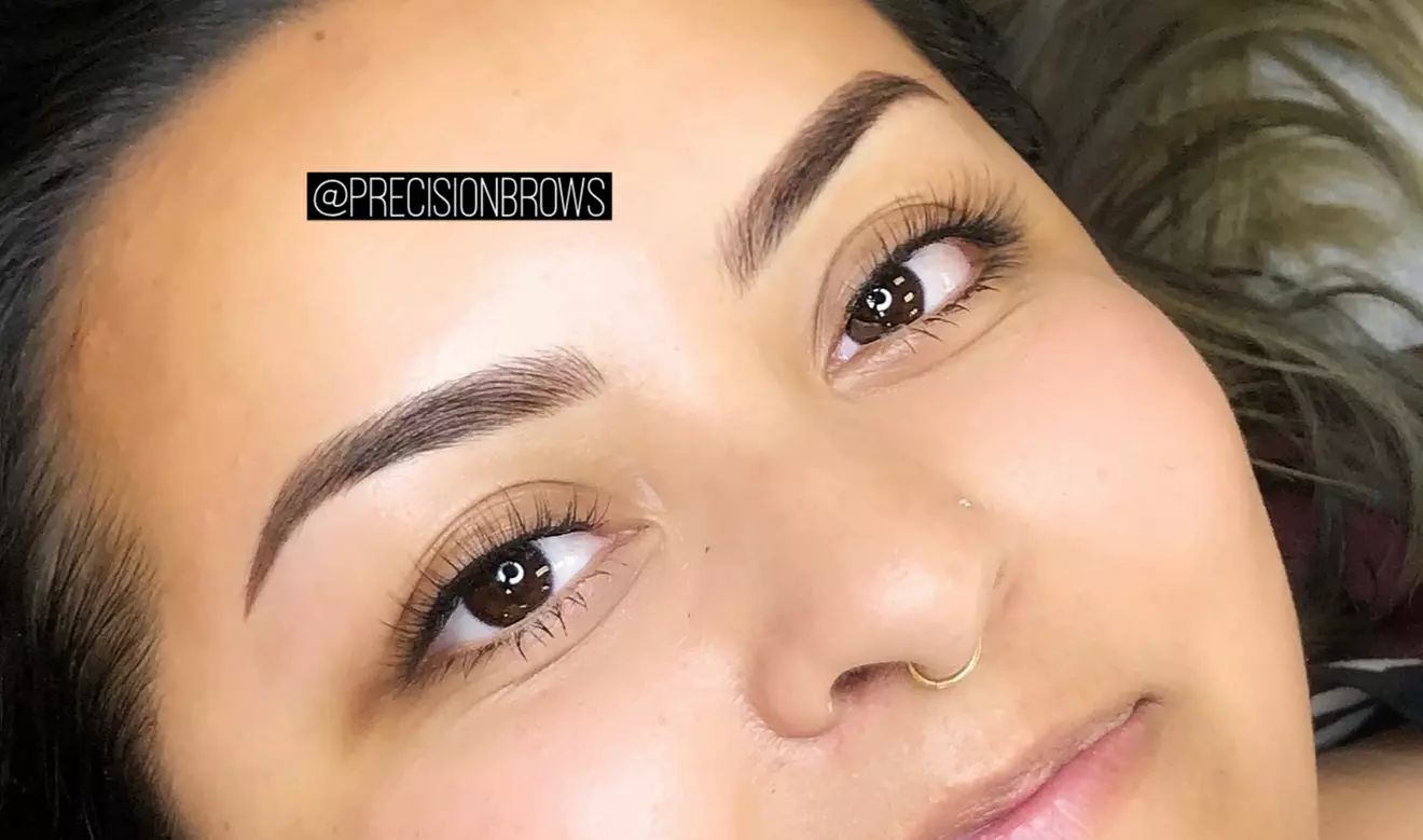 Achieve Flawless Brows at Precision Brows with One Eyebrow Microblading Session w/w/o Touchup (Up to 65% Off) - Second Medium