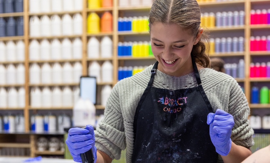 Image 10: Fluid Art Classes with Pour Painting for 1, 2, or 4 People