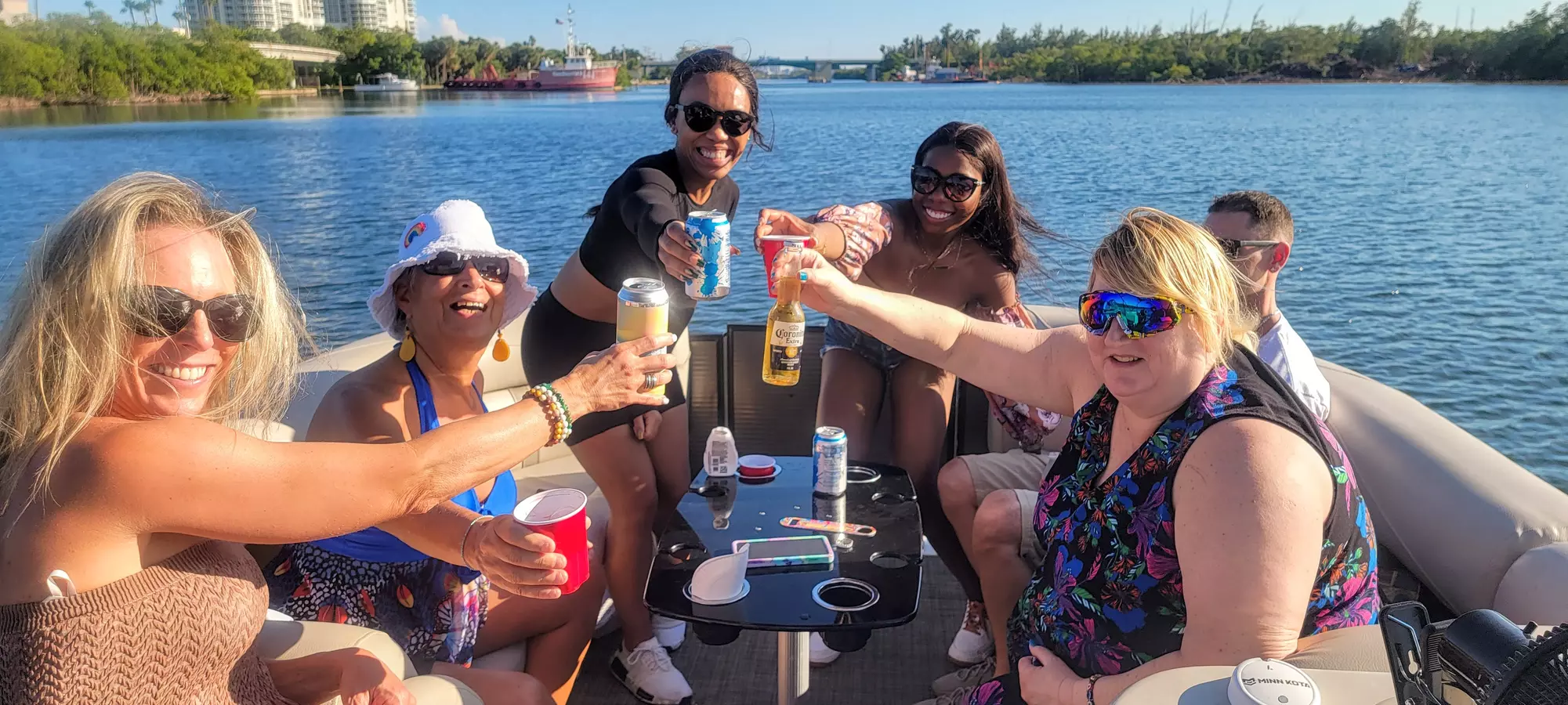 Cruise on a Luxurious Boat Rental for 1, 2, 4, or 6 Hrs Up To 6 People