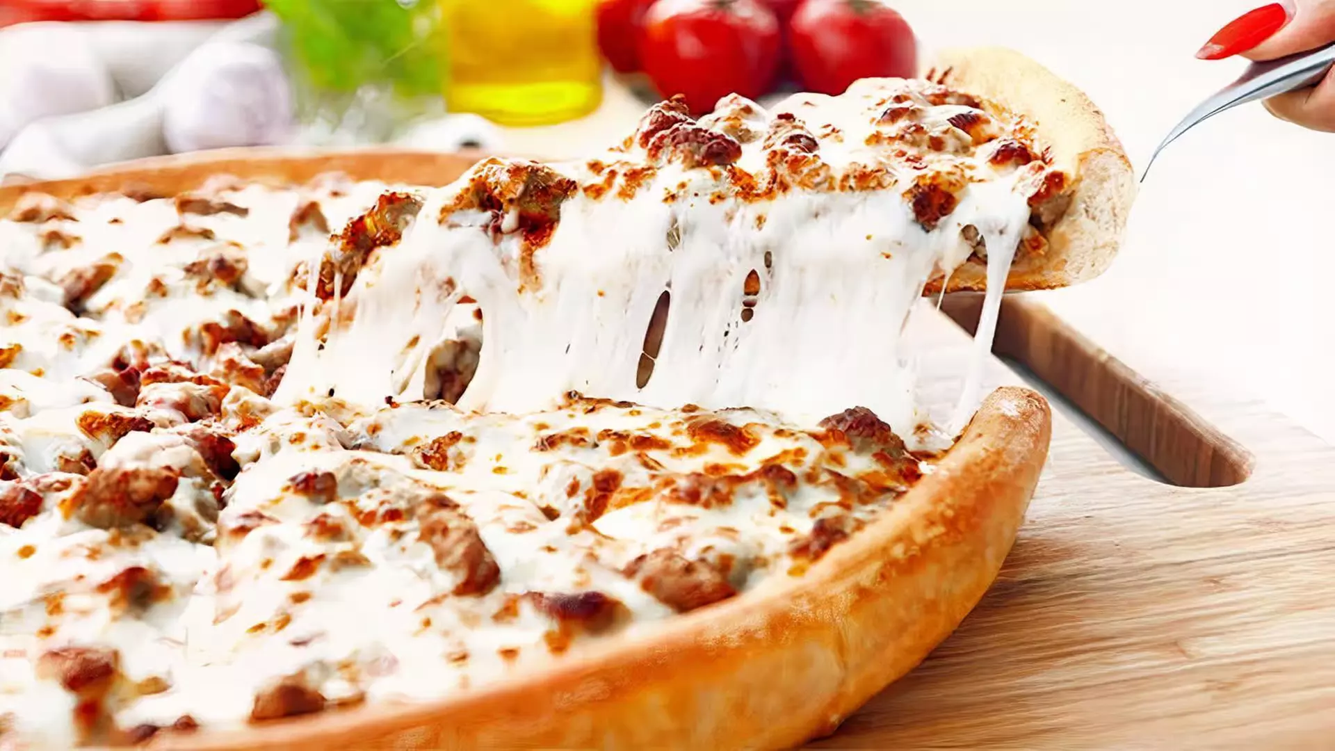 Create Your Own Jumbo, Large or Medium Pizza With Up To 5 Toppings