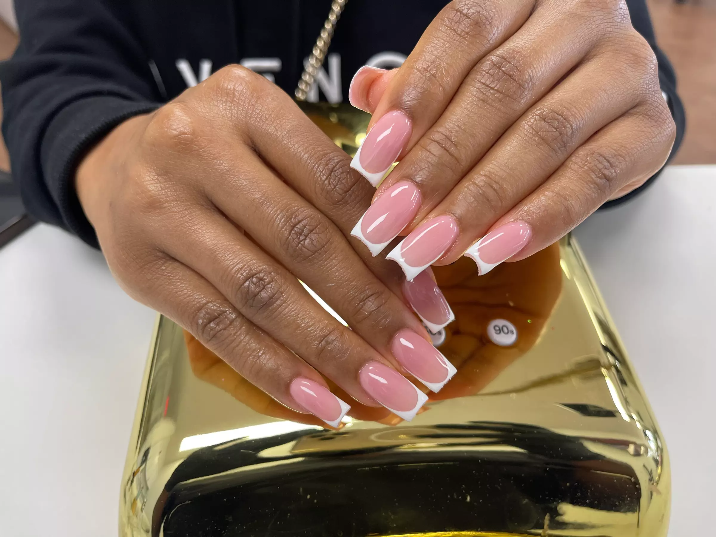Nail your Look with Easter Full-set Short Frenchies! 