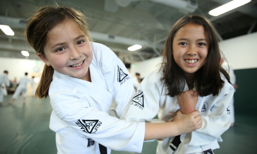 Image 1: Up To  70% Off on Ten Day Trial or One Month of Kids Classes with Uniform at Gracie Ju-Jitsu