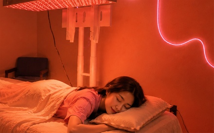 20-Min Red Light Therapy Session and Himalayan Salt Hot Compress Therapy - Vela Massage & Spa