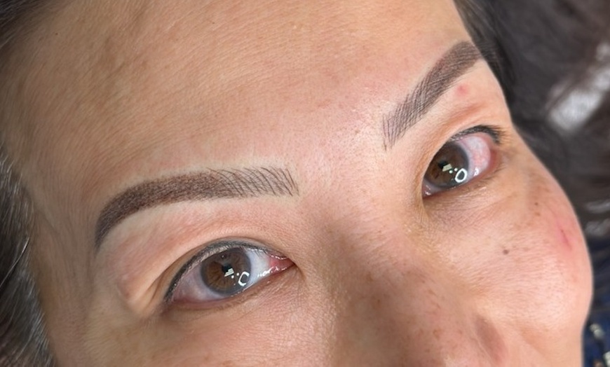 Image 4: Flawless Brows: Microblading Perfection w/ Optional Touch-Up Included
