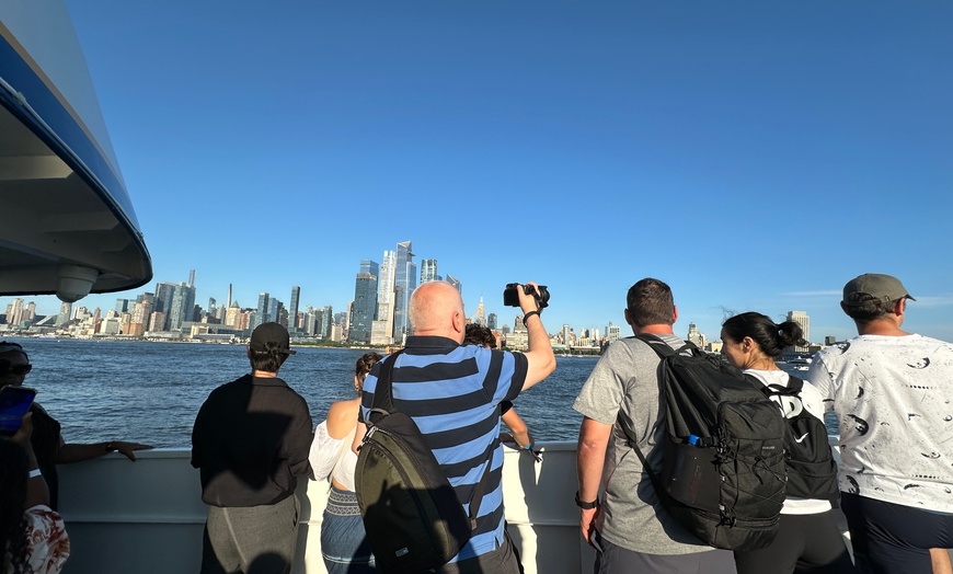 Image 3: Statue of Liberty & New York City Sky Line Sightseeing Sunset Cruise