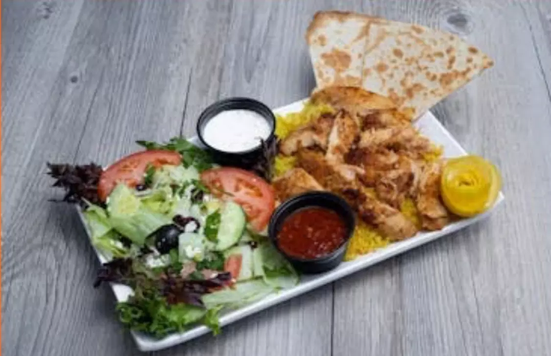 Savour Mouth-Watering Chicken Shawarma or Gyro Lamb Plate / Wrap