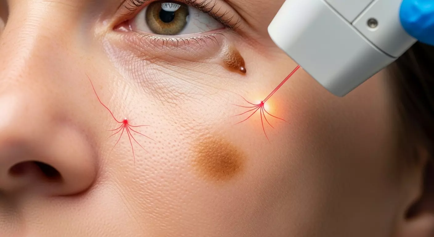 15 or 30-Min Skin Tag, Brown Spot & Spider Vein Removal Up to 6 Spots