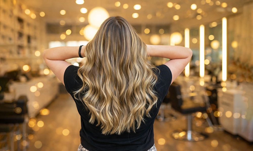 Cut, Shampoo, Blow-Dry w/ Optional Highlight or Root or All-Over Color