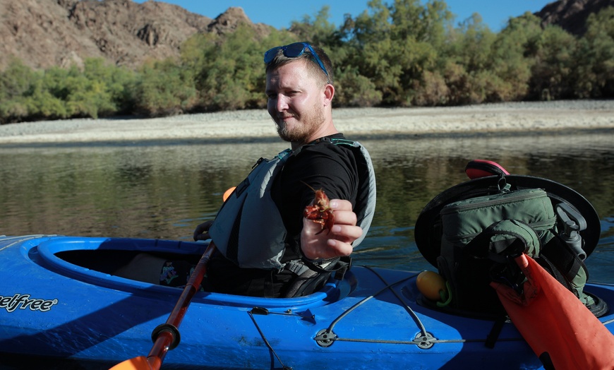 Image 9: Las Vegas & Arizona: Colorado River Kayak Tour to Emerald Cave & More