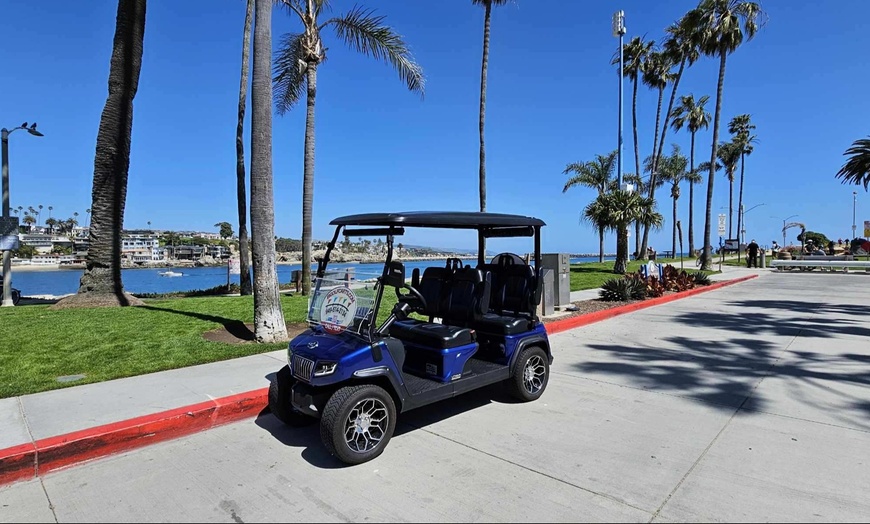 Image 4: Enjoy Golf Cart Rental in Newport Beach: 2 Hours for 4 or 6 People