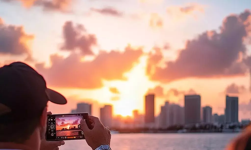 Enjoy a Scenic NYC Evening Cruise with Iconic Views During Sunset