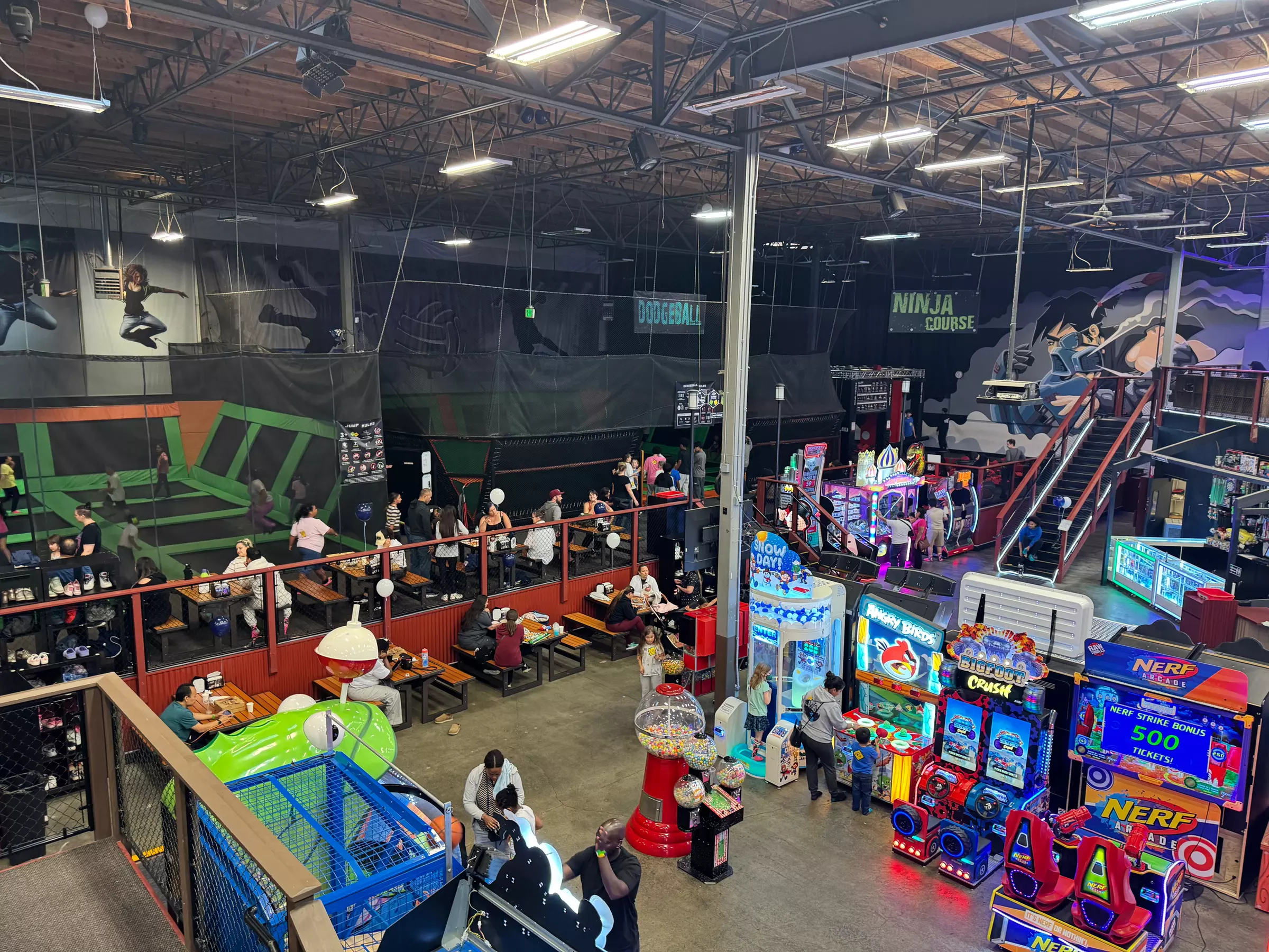 Jump and Play at Elevated Sportz Trampoline Center
