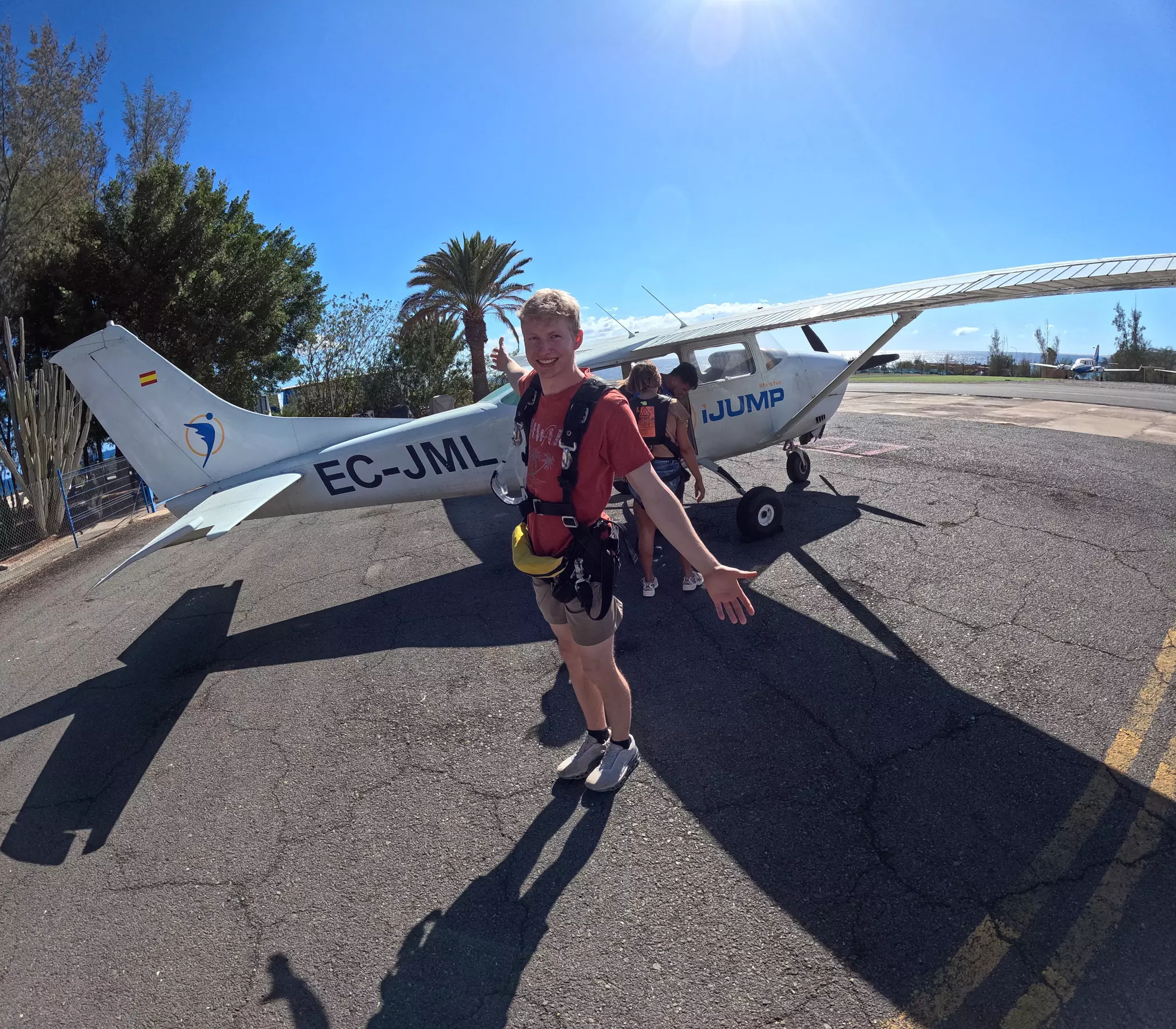 Salto en paracaídas y caída libre desde 3000 m con iJump Gran Canaria