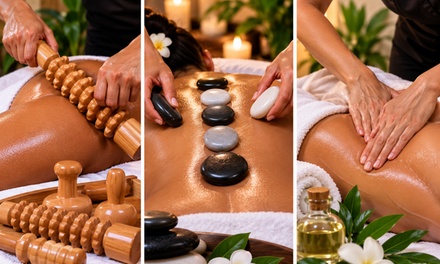 One 60-Minute Manual Lymphatic massage with Cold stone and Wood Sculpting Therapy  - Sculpting By Lady M