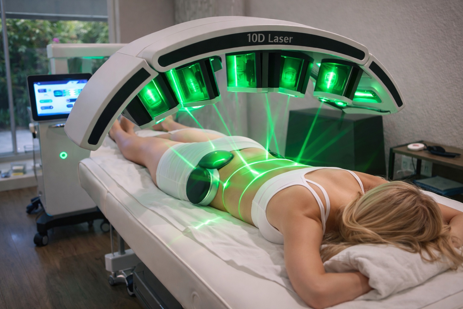 10D Laser Body Contouring Session for Abdomen, Legs and Back