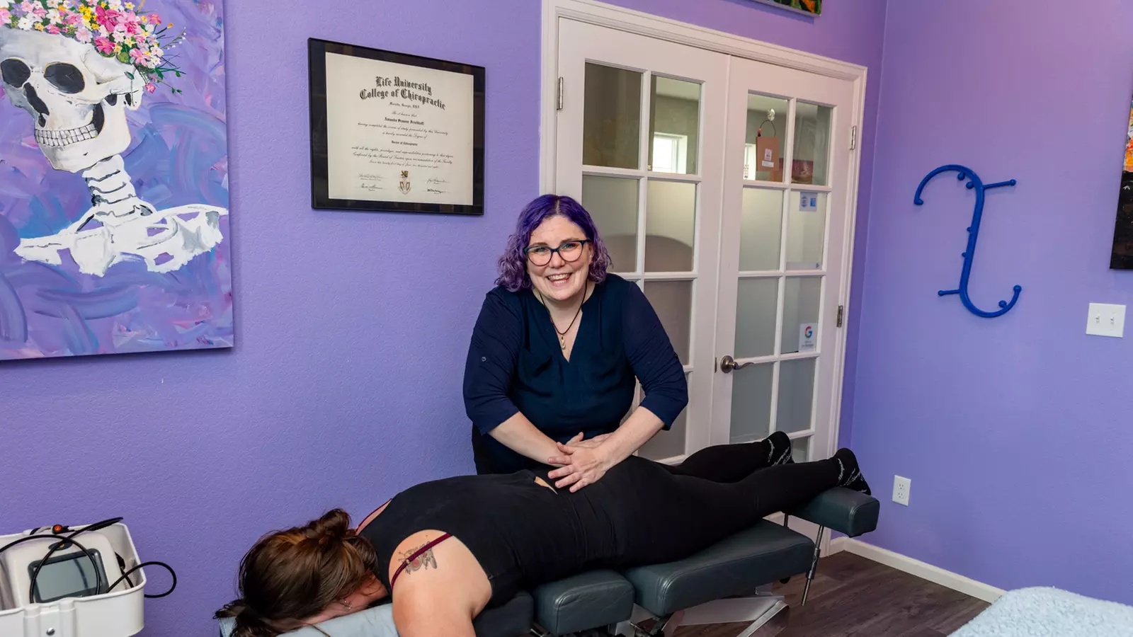Initial Chiropractic Exam with One or Three Adjustments