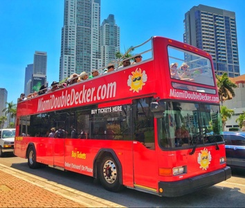 Miami Double Decker City Tour for One - MiamiDoubleDecker.com