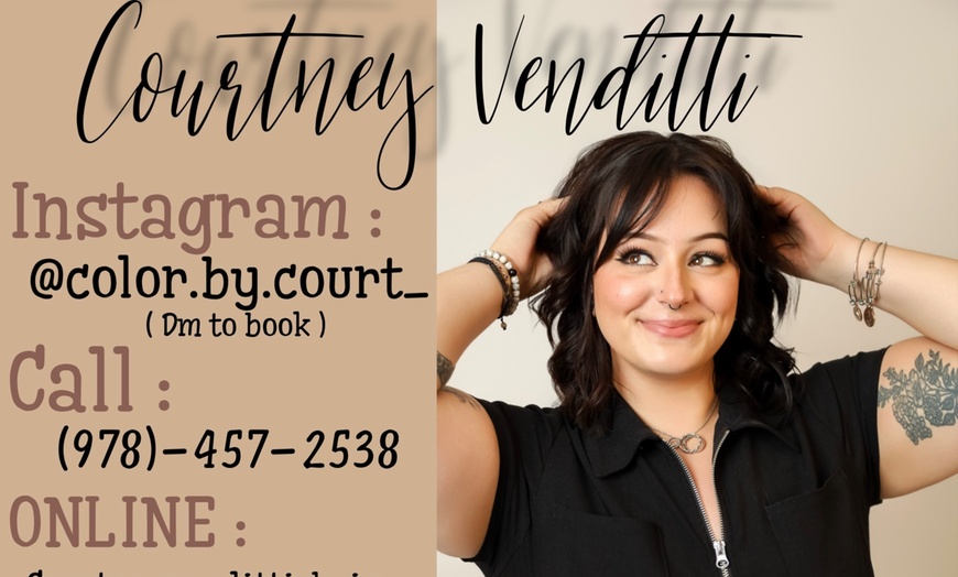 Image 1: Up to 41% Off on Salon - Beauty Package with Choice of Service(s) at Courtney Venditti’s Hair Services