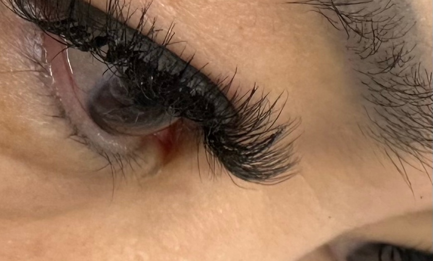 Image 3: Relax with a Lash Extensions, Hard gel/Full set, and Pedicure 
