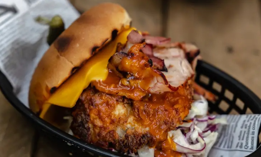 Image 8: Enjoy Garden Vibes with Burger or Pizza with a Drink for Up to 4 