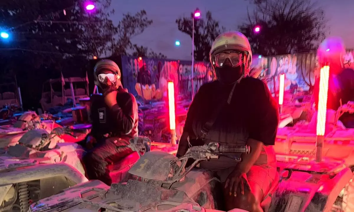 ATV Ride under the Stars – Glowing Trails at Night