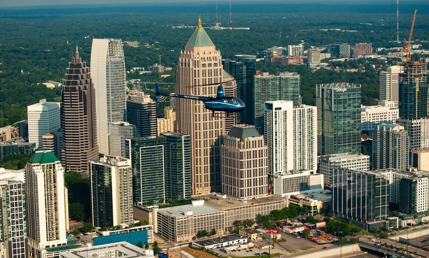 Image 2: Private Quick Hop Helicopter Tour to Discover Atlanta Anew