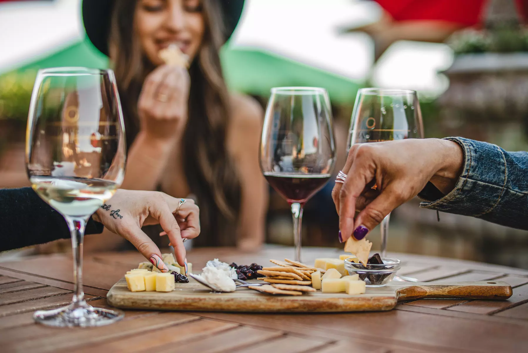 Wine tasting and cheese plate for one, two, four, or six with reservations