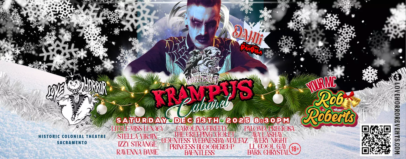 Krampus Cabaret on December 13 at 8:30 p.m.