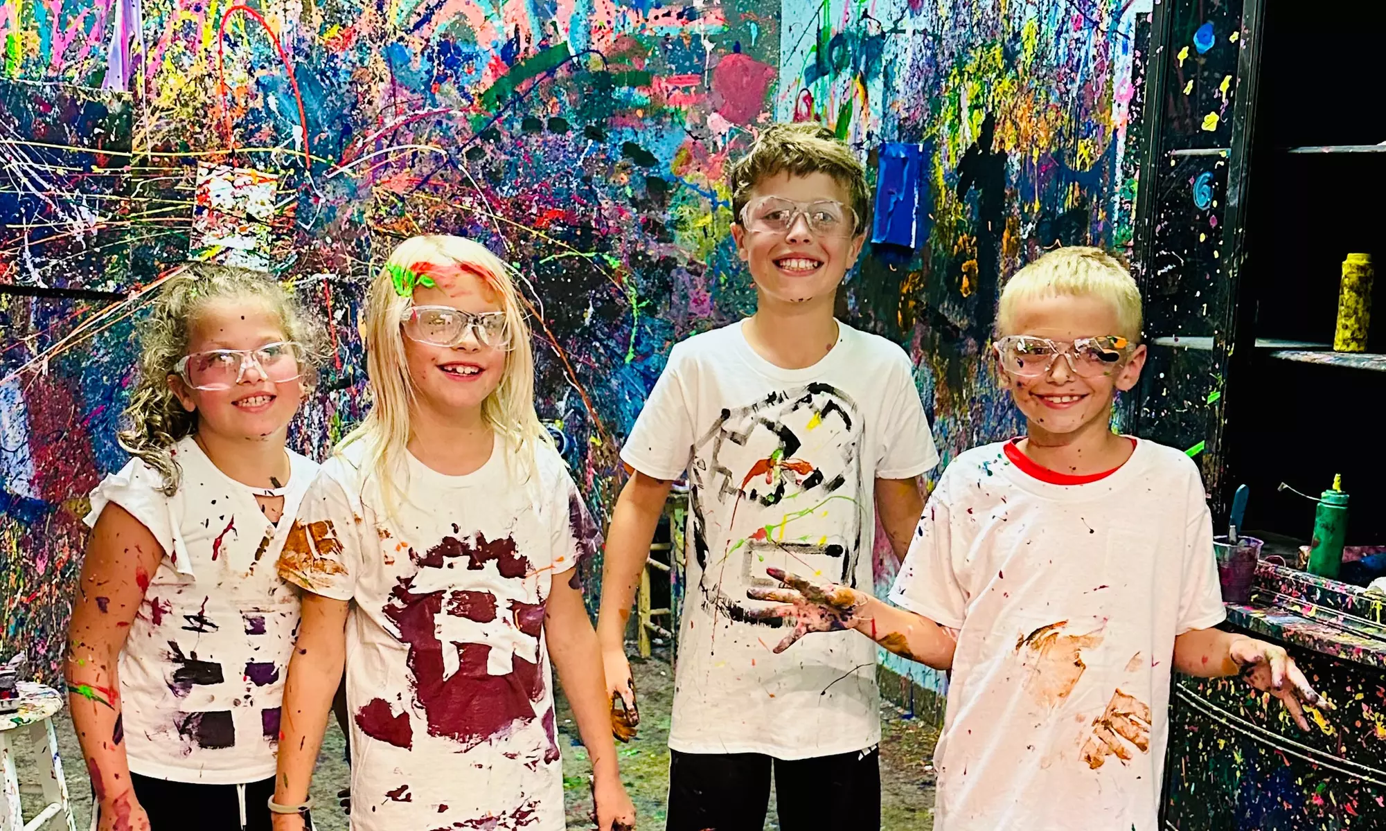 Up to 40% Off a Splatter Painting Party