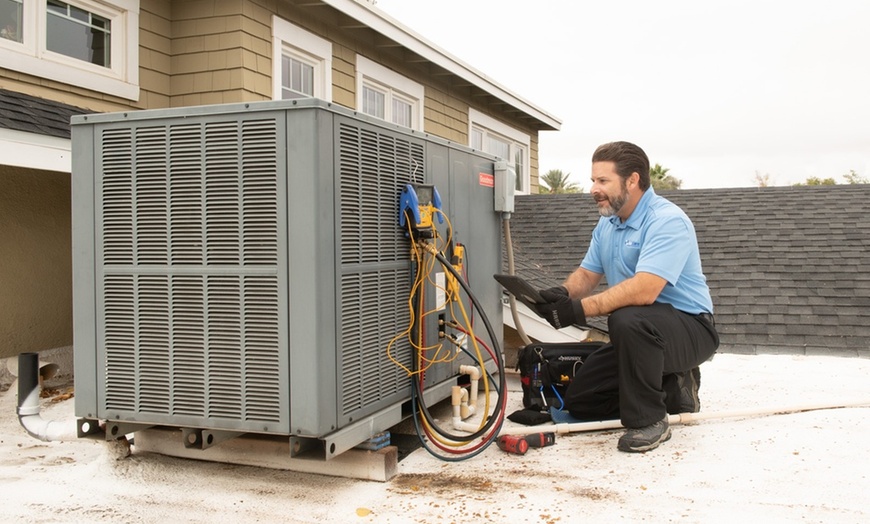 Image 2: 1, 2, or 3 Unit Tune-Up, Condenser Coil Rinse, 39 Point Inspection